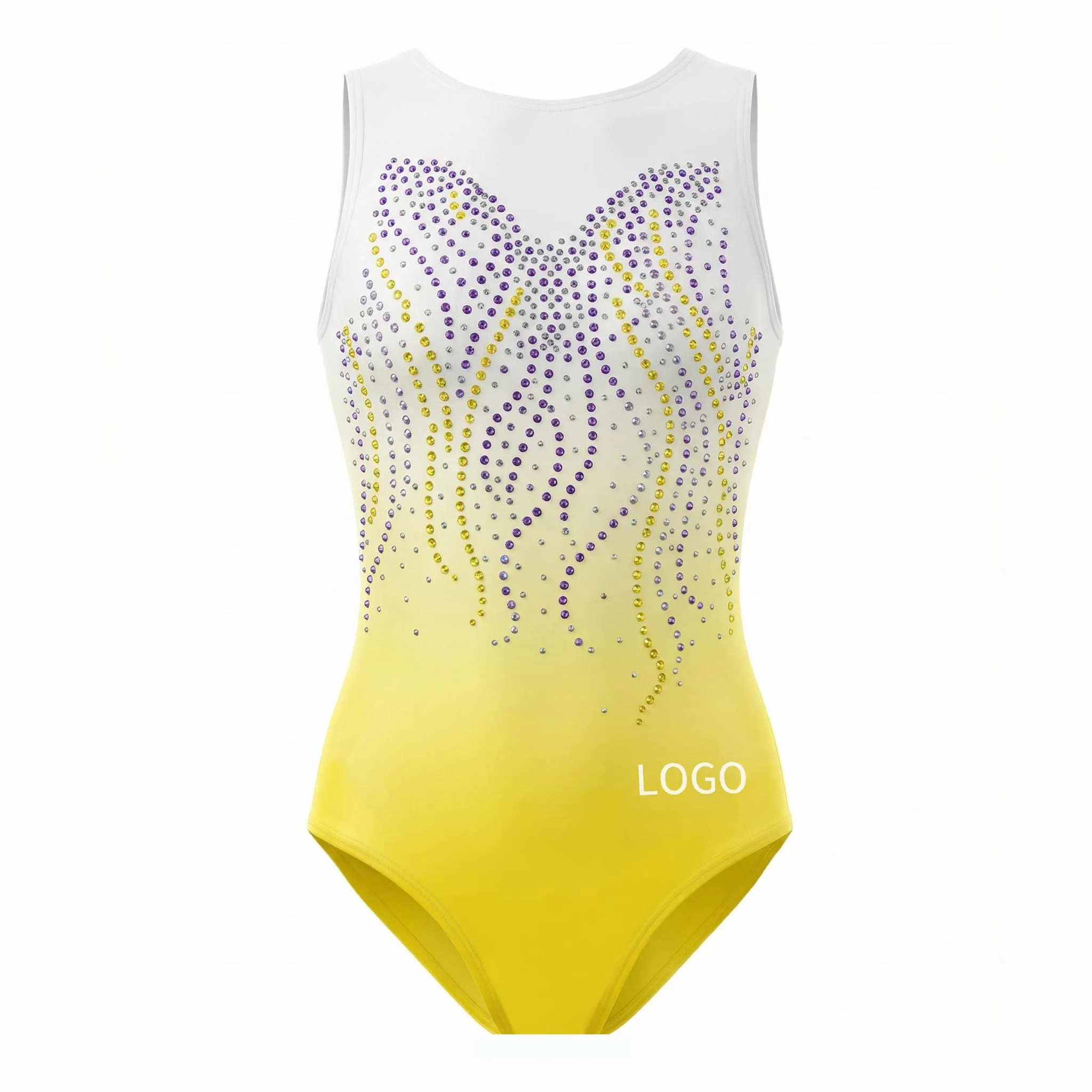 

Gymnastics Tights Sleeveless Breathable Mesh Stitching Comfortable Women's Training Clothes Suitable for Girls