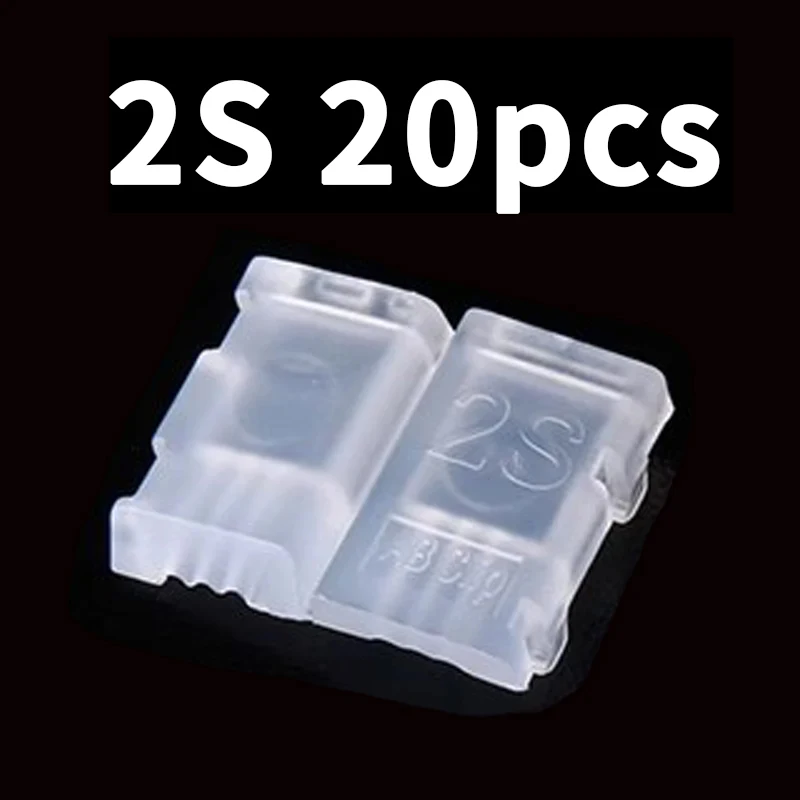 10/20 Stück/Set 2S 3S 4S 5S 6S JST-XH Ausgleichsanschluss-Schutzkappen AB-Clips für RC Lipo-Akkus