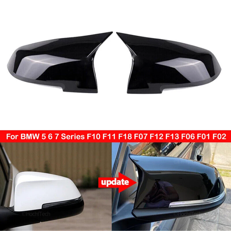 

For BMW 5 6 7 Series F10 F11 F18 F07 F12 F13 F06 F01 F02 Car Rearview Side Mirror Cover Wing Cap Sticker Exterior Door Case Trim