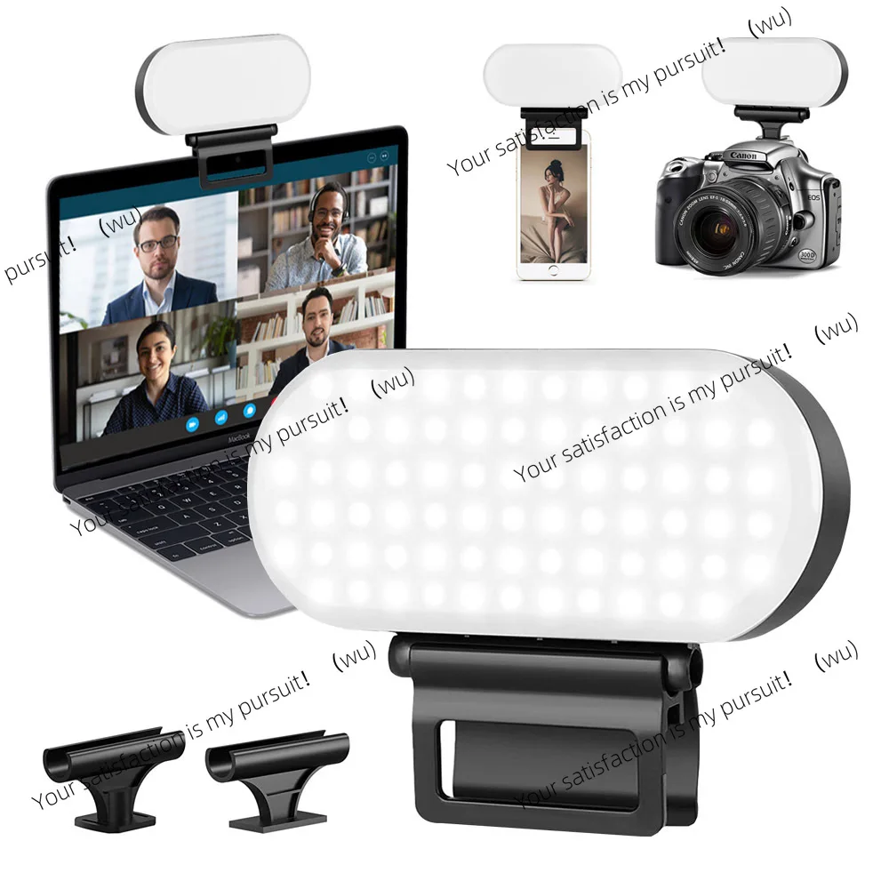 

Selfie mobile phone fill light, computer live led lighting, camera photo pocket mini charging
