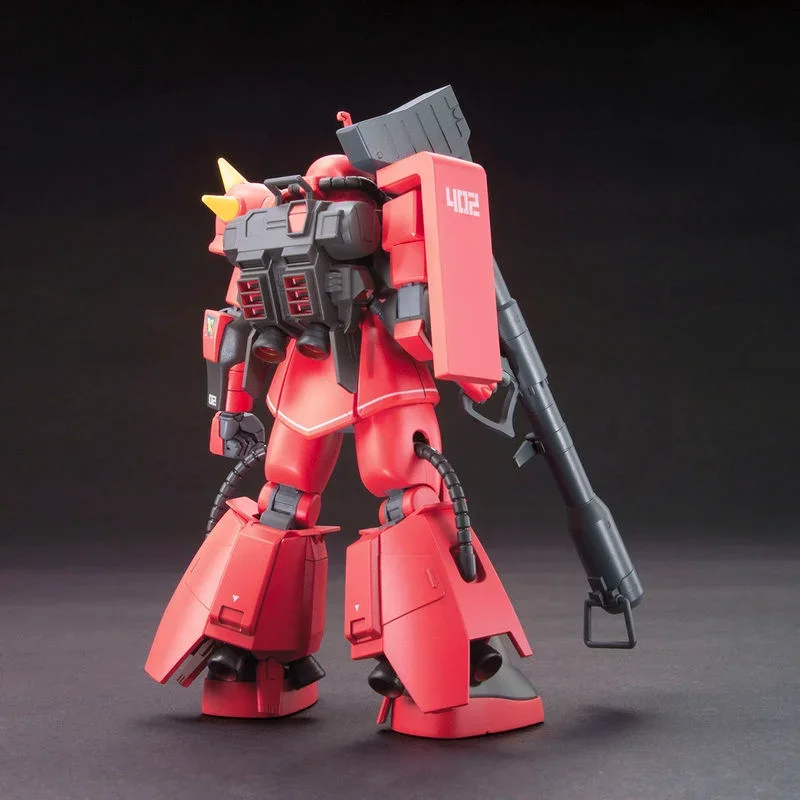 Bandai Genuine Gundam Model Kit Anime Figure HG 1/144 MS-06R-2 Zaku Ⅱ Collection Gunpla Anime Action Figure Toys for Children