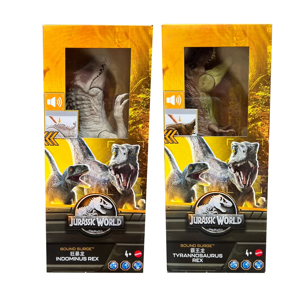 

Jurassic World Action Figure for Kids Indominus Rex Tyrannosaurus Rex Toys for Boys Collectible Figurines Gifts for Children