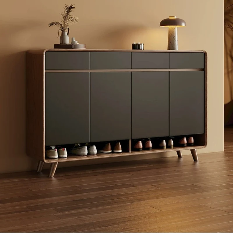 Cómodo Zapatero de Entrada, Mueble de Salón, Organizador Vertical de Zapatos, Estante, Mueble de Pasillo