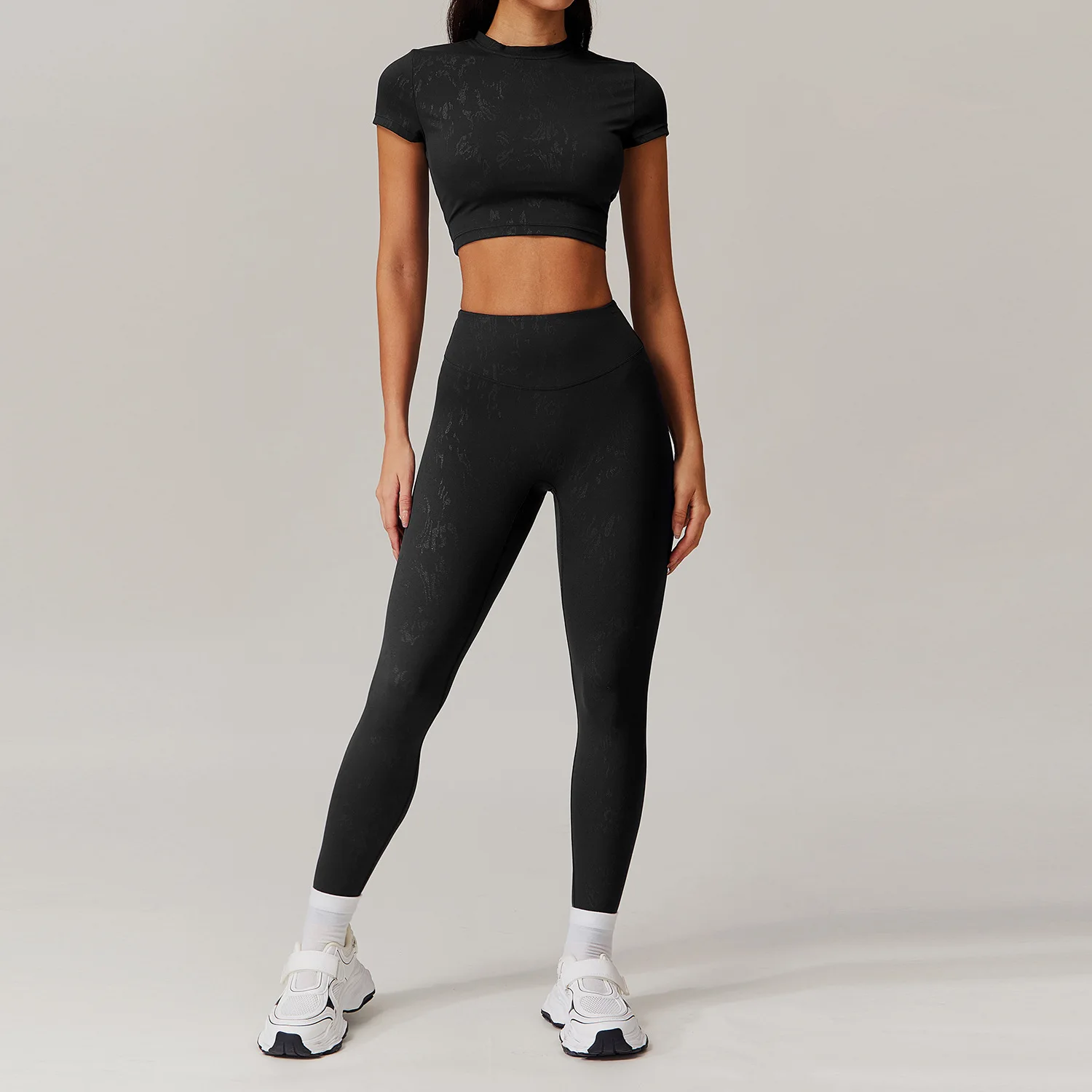 New in Matching Sets 2pcs Woman Sportswear Gym Yoga Suits Sporty Leggings Fitness Tracksuits Sports Bra Workout Clothes Shark.