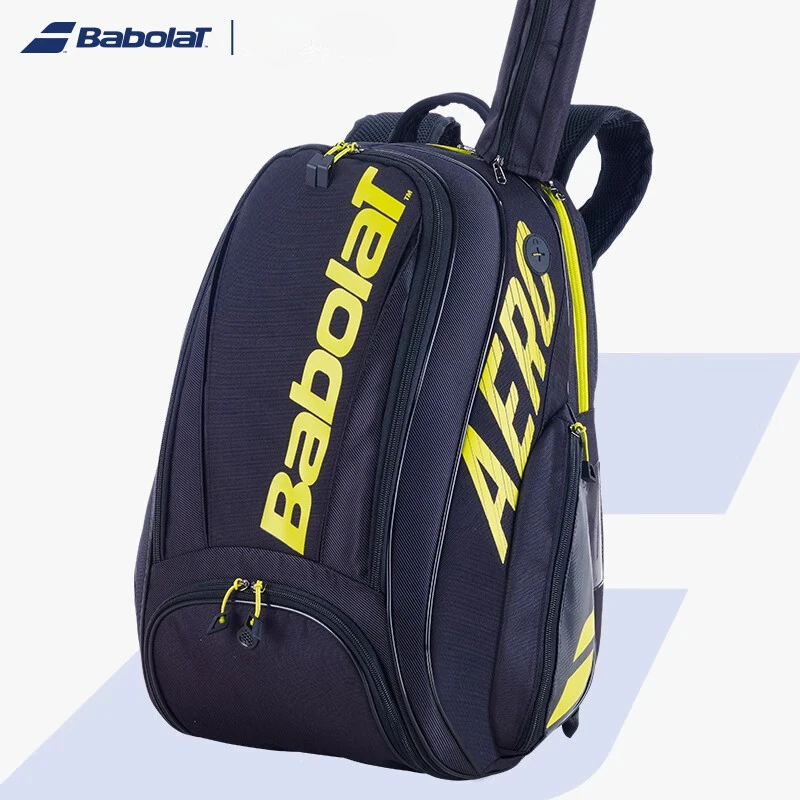 BABOLAT PURE AERO 2 حقيبة مضارب تنس ، حقيبة ظهر ، مضرب تنس الريشة ، مضرب اسكواش ، مضرب تنس ، أصلي