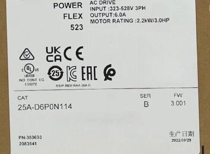 Brand New 25A-D6P0N114 25A D6P0N114 Programmable Products 1Pcs Hot Products Fast Delivery