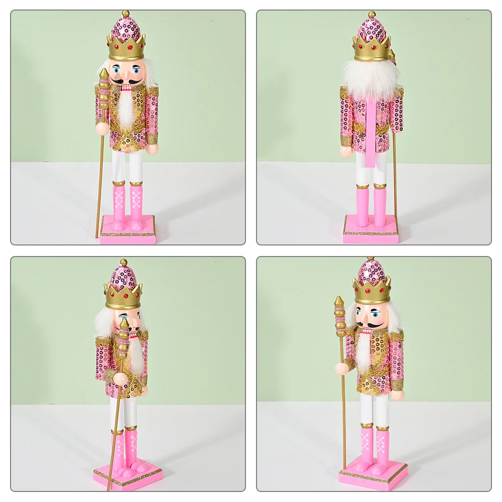 

Wooden Nutcracker Craft Charming Design Fine Craftsmanship Comfortable Use Long-Lasting Elegant Charm Party Room