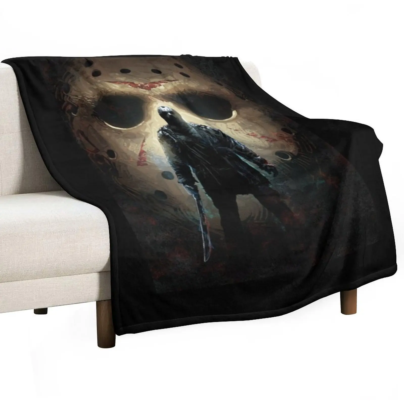 Jason Voorhees Throw Blanket Decorative Beds Sofas Decorative Sofa Blankets