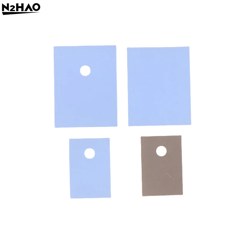 100PCS TO-220 Insulation Pads Heatsink Thermal Pad Soft Silicone Sheet Insulation Cloth