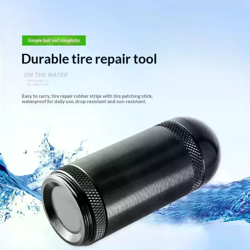 

Portable Bike Tubeless Tire Repair Kit Tyre Drill Puncture Urgent Glue Repair Rubber Stripe Bike Maintenance Puncture Road Bike