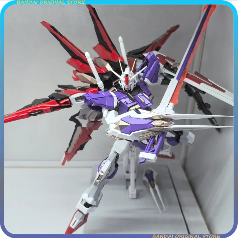 

В НАЛИЧИИ Eagle Pulse MG 1/100 Dark Night Edition Изысканное издание Клеевая форма Сплав Рамка Лист Спрей Собранная модель комплект для детей