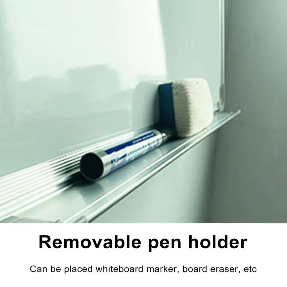 Whiteboard Memo Board Aluminum Frame Whiteboard with Film 8 Color Markers Eraser Included Writing Board for Office Home Training