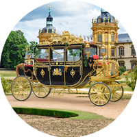Classical Royal Horse Carriage Comfortable Royal Carriage European Royal Family Carriage Manufacturer