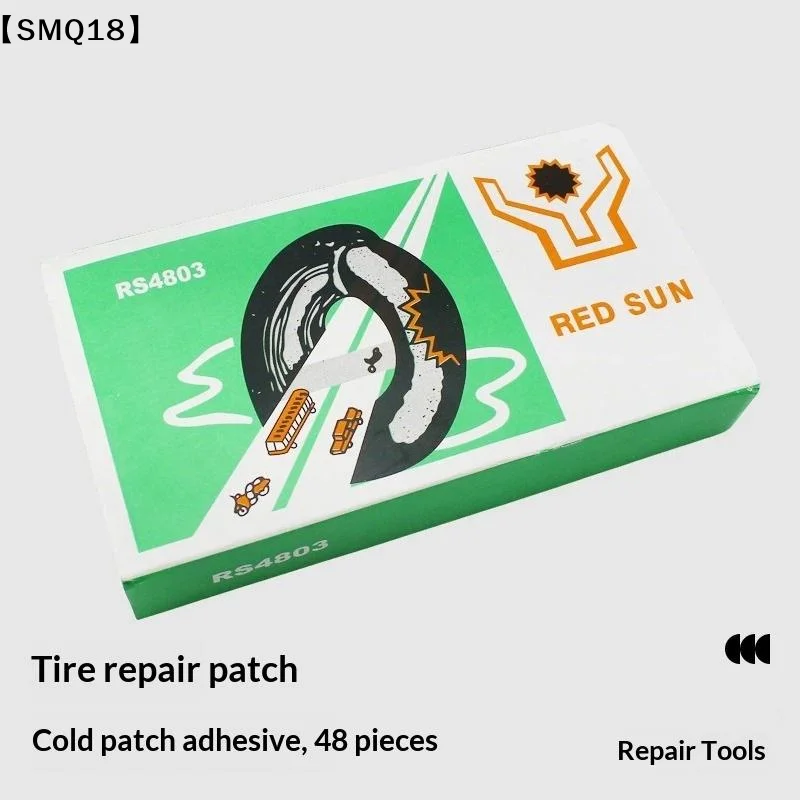 12/24/36/48Pcs Rubber Bicycle Tire Repair Patch Professional Bike Repair Kits For Cycling Motor Tyre Inner Tube Puncture【SMQ】