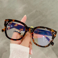 Designer Butterfly Eyewear, Blue Light Filter W/Full Frame - Retro Square Computer Glasses for Digital Detox, Hypoallergenic