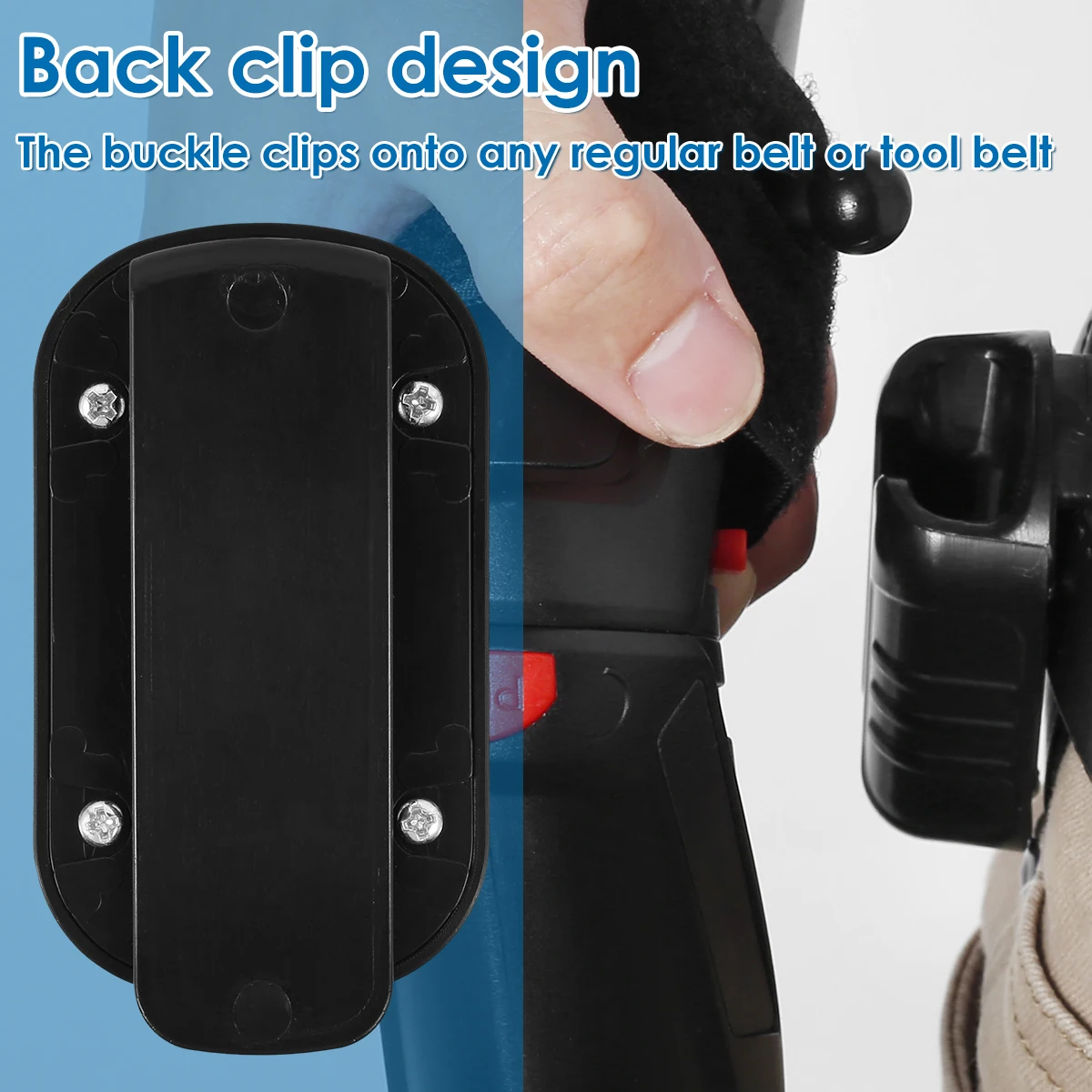 Tool Holster Multifunctional Waist Tool Set Electric Drill Portable Buckle Suitable for Angle Grinder Electric Saw Driver