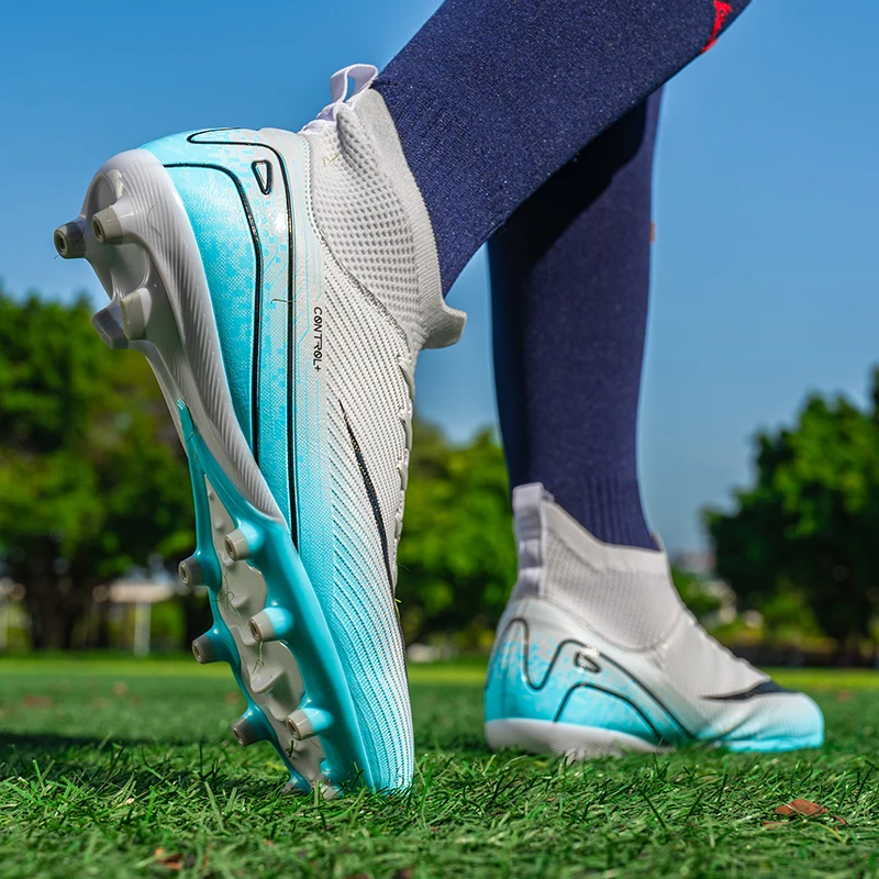 

Мужские футбольные бутсы FG New Football Boots Society Cleats: высококачественные тренировочные спортивные мужские футбольные кроссовки с длинными шипами для игры на газоне