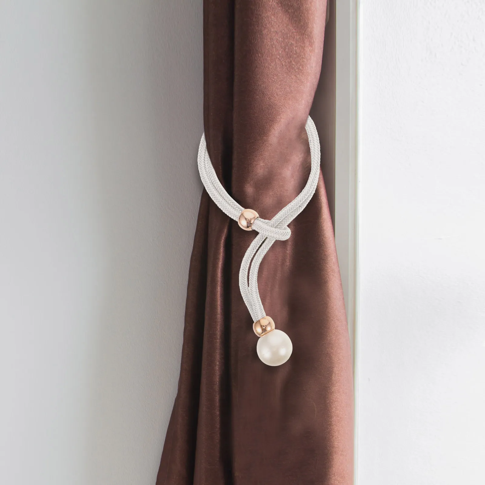 

4pcs Curtain Tiebacks Pcs Luxury Elegant Style Curtain Tiebacks High Density Weaving Easy to Use Window Holders Straps Ropes