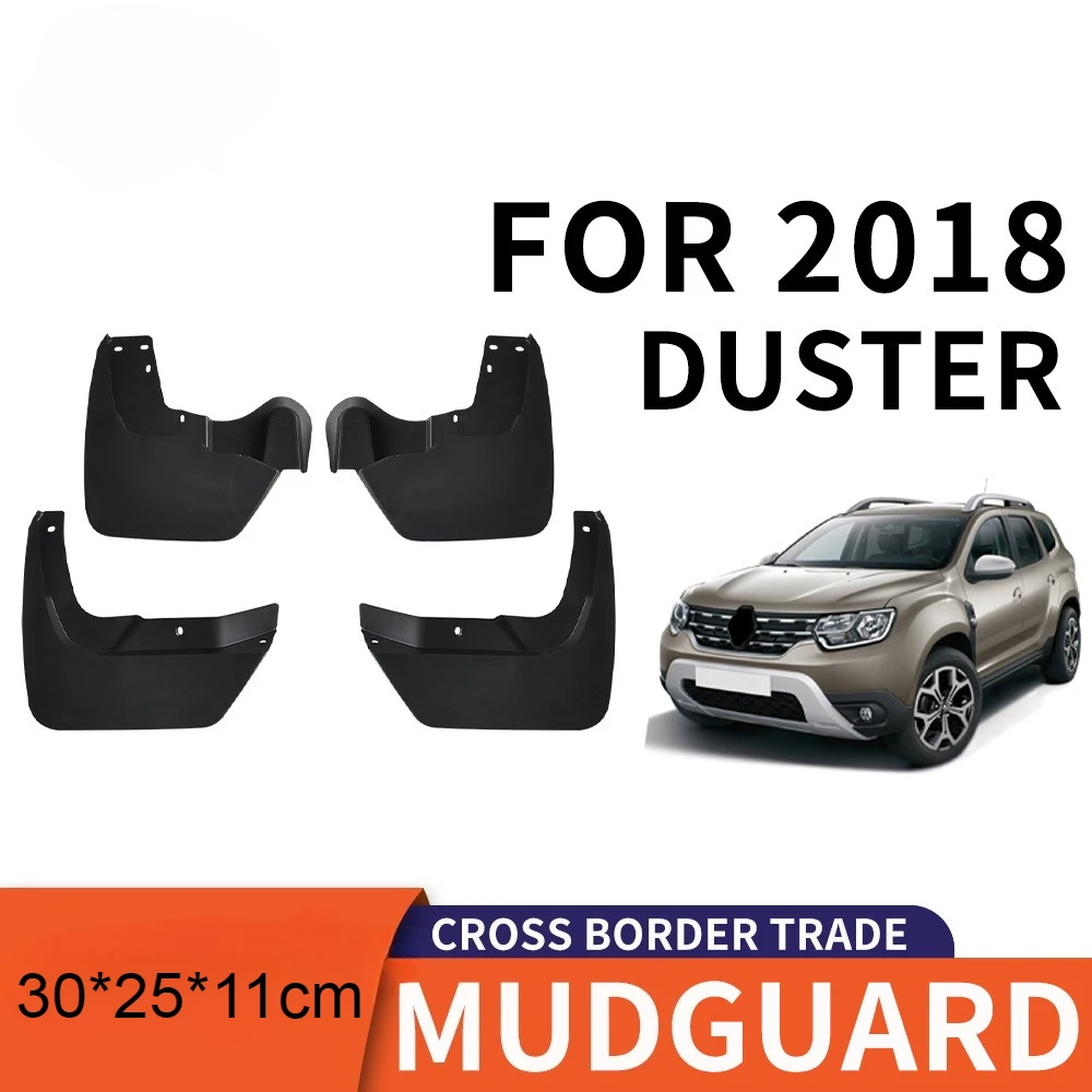

Duster 2018 Mudguards Splash Guard PP Soft Rubber Material fit for DUSTER Wheel Mudguard Duster Accessories