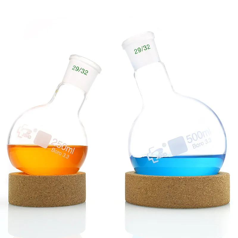 50/100/250/500/1000/2000ml 24/29 single neck round-bottom flask,Boiling Flask round bottom,short neck standard ground mouth