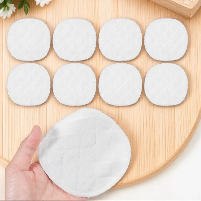 

12Pcs Contoured Reusable Breast Pads Washable Nursing Pads Ultra Absorbent 3-Layer Protection for Lactating Women with Sensitive