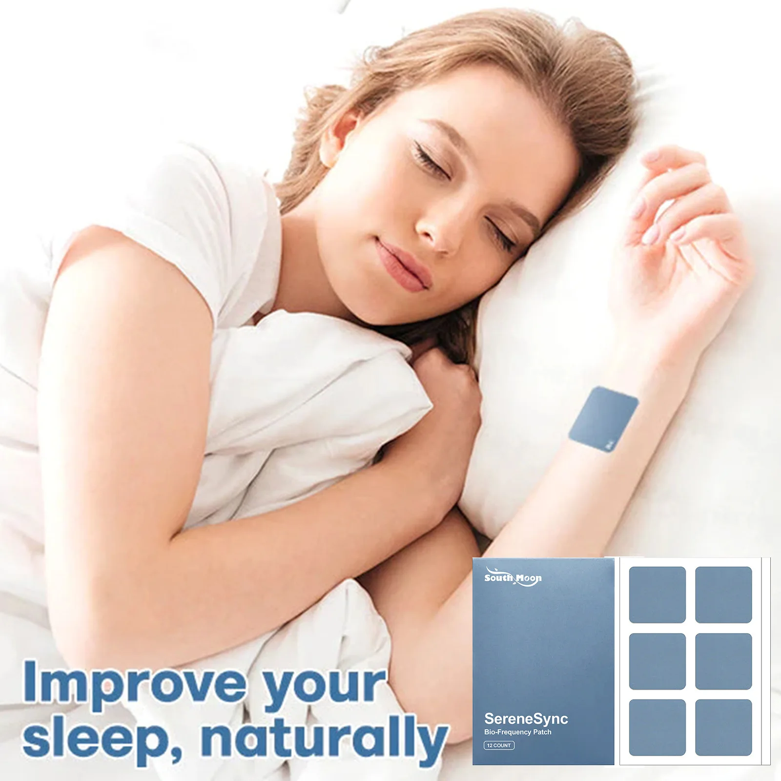 Insomnia Treatment Sticker Deep Asleep Hypnotic Relieve Headache Soothing Anxiety Decompression Relaxing Sleep Patches