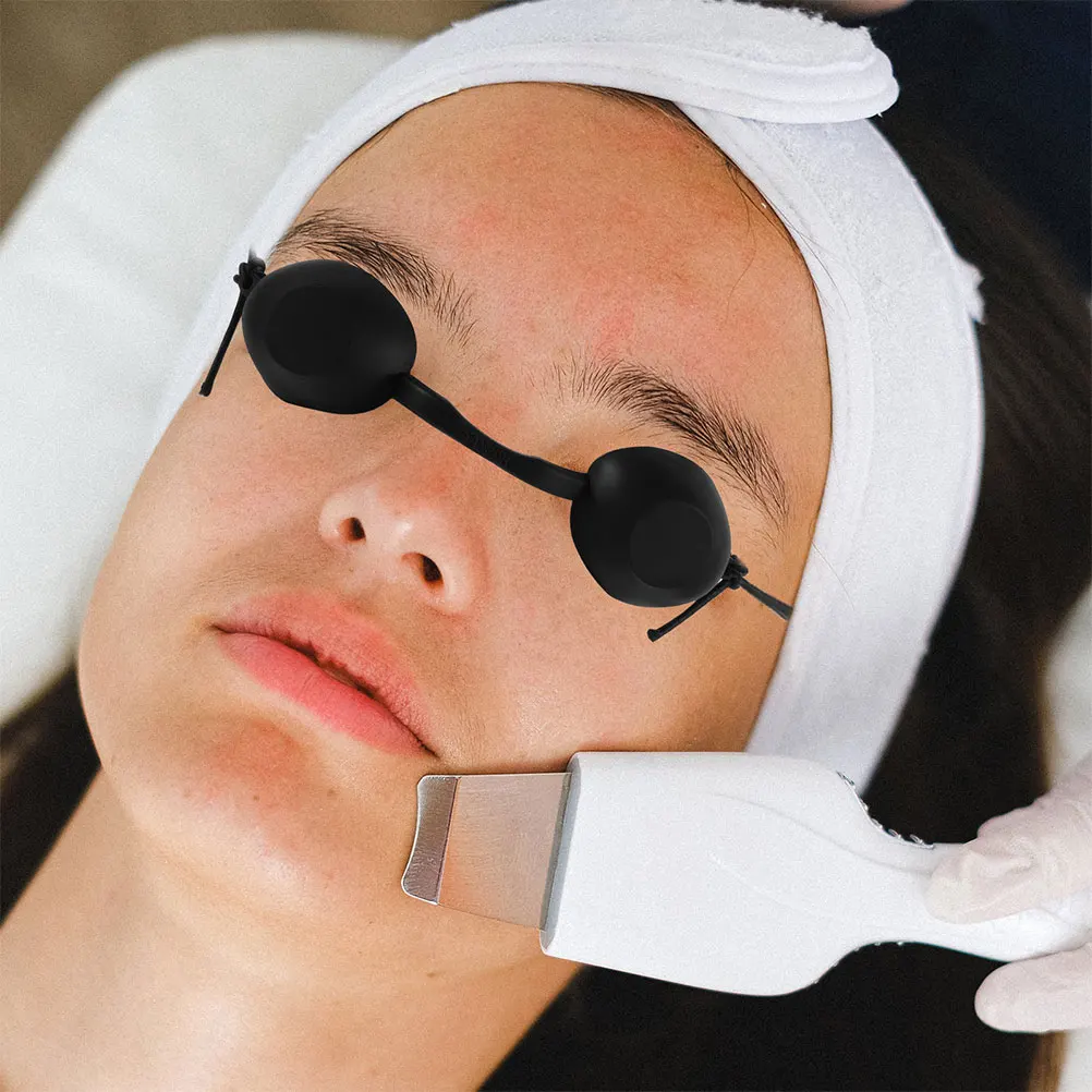 

5pcs Protective Goggles Tanning Bed UV Proof Safety Glasses Reusable Mask Black Lashes Sunbathing Uv Proof Goggles Shield