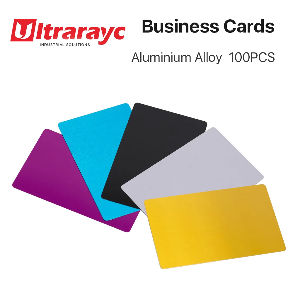 

Laser Engraved Customized for 100pcs/Lot Business Name Cards Multicolor Aluminium Alloy Metal Sheet with Name Phone Number Logo