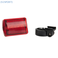 Red Bicycle Bike Rear Tail Light 5-LED Safety Flashing Mount AA Battery Powered Night Safety Cycling Red Warning Lamps