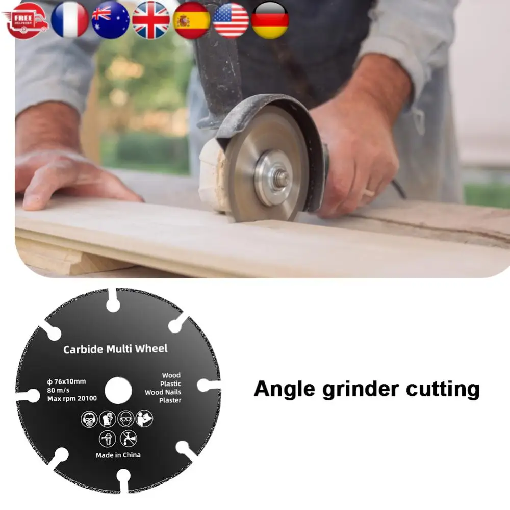 

76MM/2.99INCH Cut Off Wheels Sanding Grinding Wheel Cut Blades Rebar Stainless Steel Iron Grinding Disc for Angle Grinder