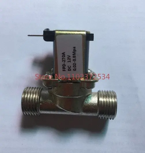 The manufacturer supplies all copper 4-way inlet solenoid valve, normally closed solenoid valve DC12V DC24V AC220V