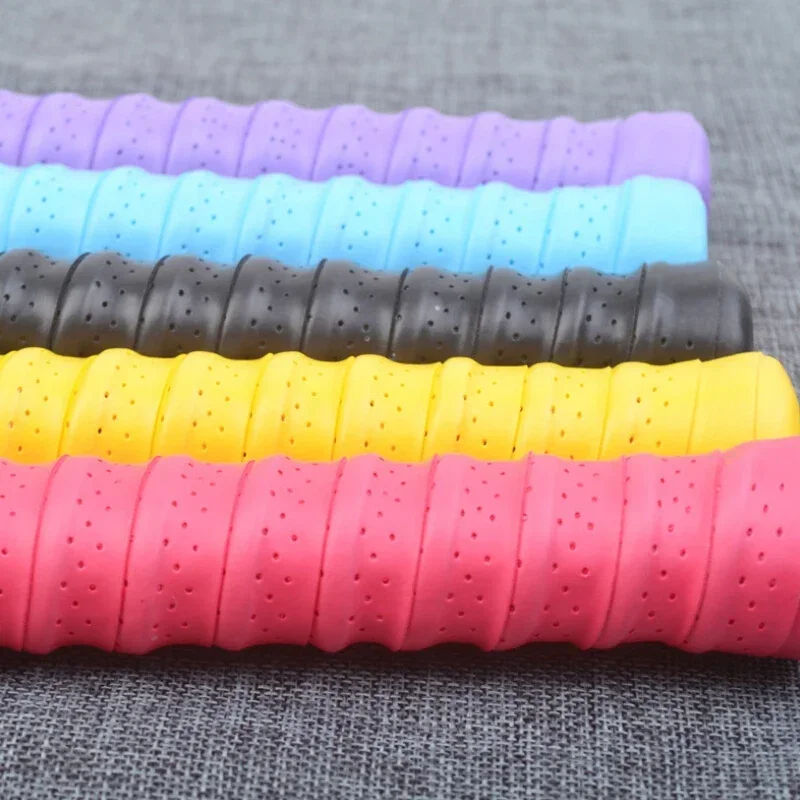 

10 шт., противоскользящая перфорированная лента для теннисных ракеток, впитывающая лента для ручек, ручки для бадминтона, повязки для удочки 0,75 мм