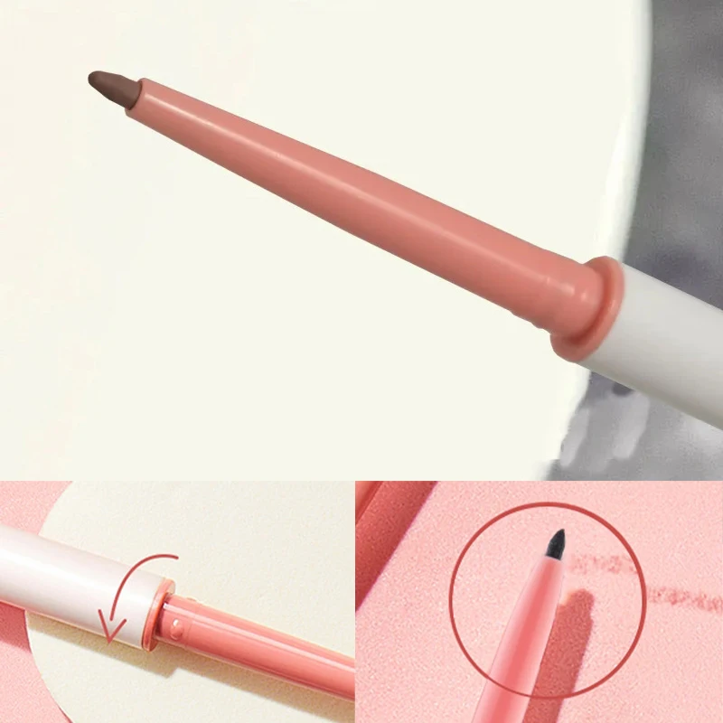 1pcde secagem rápida delineador ferramenta de maquiagem para mulheres delineador sólido seda sombra caneta, longa duração à prova dsweatágua sweatproof anti manchas