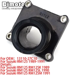 RM125 RM 125 Motorcycle Carburetor Interface Adapter Intake Manifold For Suzuki RM125 1989 1990 1991 13110-27C10 RM125 K L M
