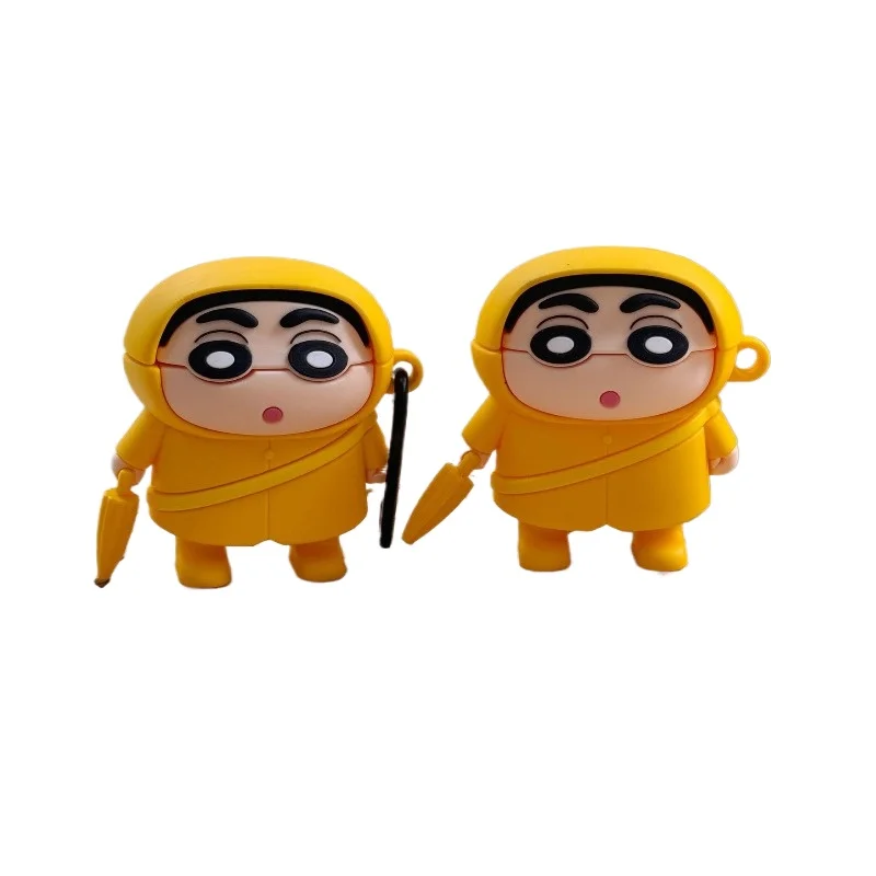 Cartoon Crayon Shinchans Earphone Case for Airpods 4 1 2 3 Anime Silicone Protective Hard Case for Airpods Pro2 Headset Cover view 6