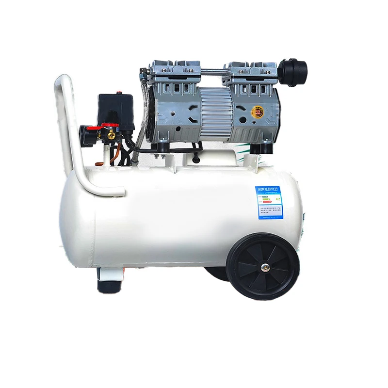 

Air Compressor 680W-12L Portable Air Compressor 50L/min Oil Free Air Compressor Steel Tank 220V Ultra Quiet Compresse