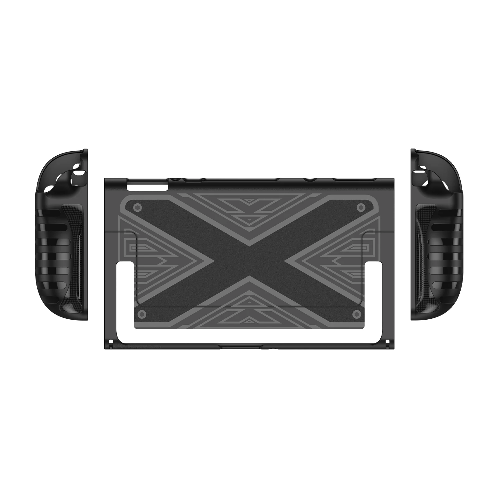 DUXDUCIS beschermhoes voor Switch 2, TPU + PC Schokbestendig Volledige dekking Shell Antikras Duurzaam Antislip Split-ontwerp
