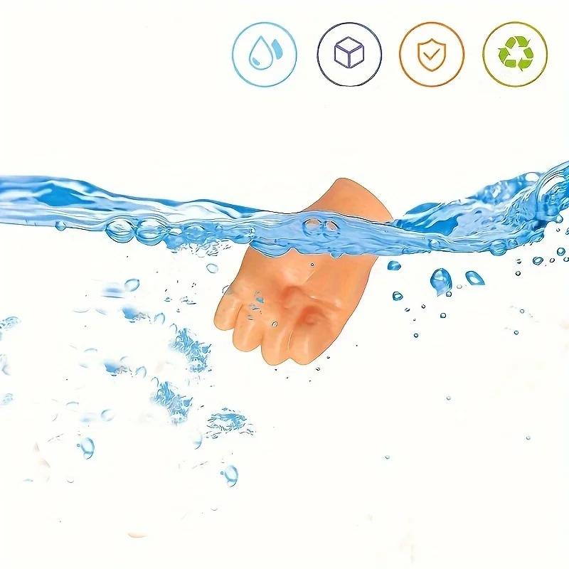 مجموعة دمى أصابع الأيدي الصغيرة، 7/3/2 قطعة أيدي صغيرة مطاطية مضحكة، تقنيات سحرية لحفلات أعياد الميلاد وحفلات ألعاب الحيوانات الأليفة #4
