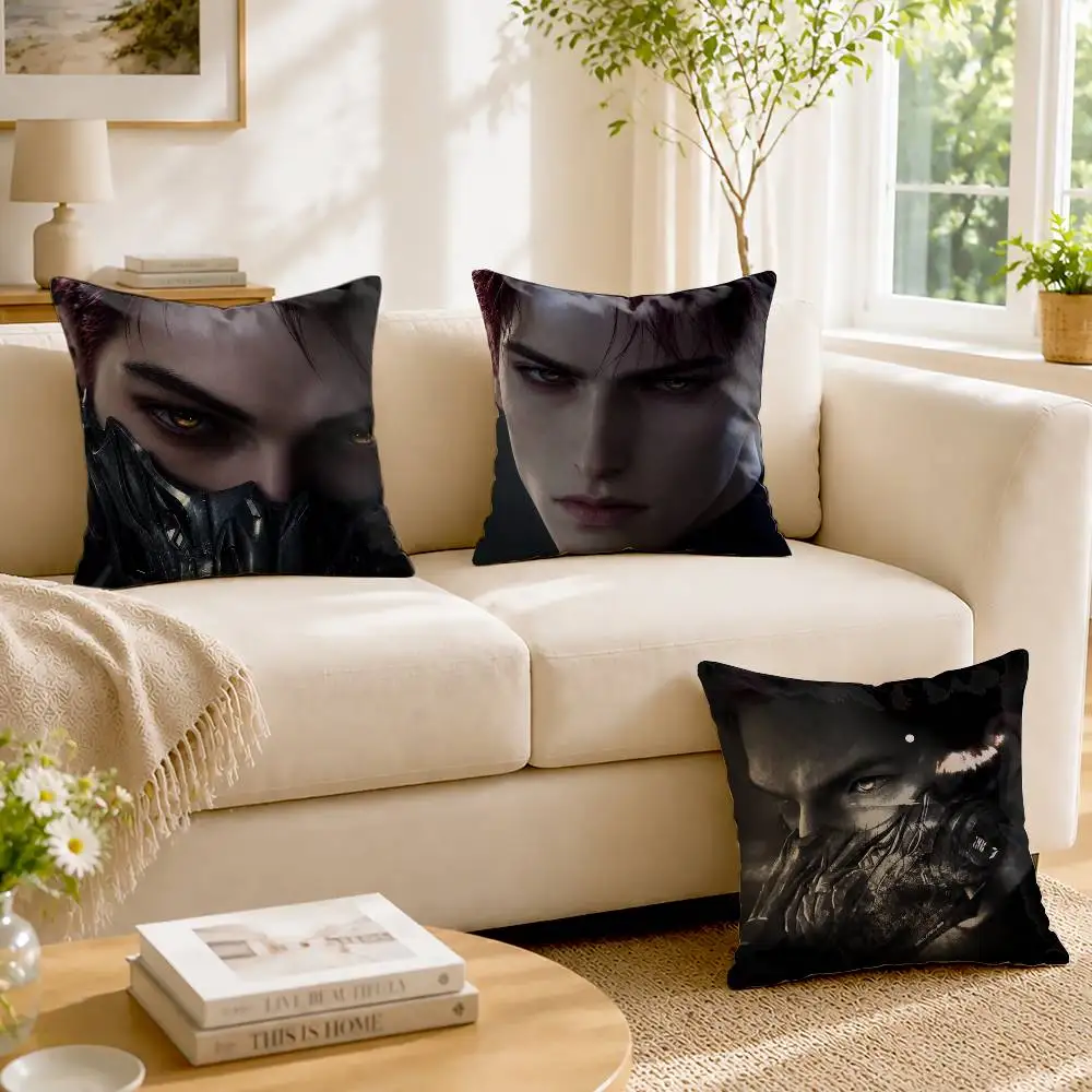 Love and Deepspace V-Valko wolf Custom Double Sided Print Square Pillow Cushion Cover