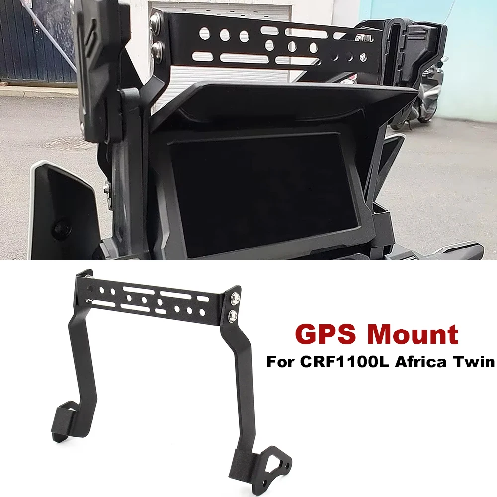 

For Honda CRF1100L CRF 1100 L Africa Twin Adventure sports Motorcycle Windshield GPS Phone holder Navigation plate Bracket kit