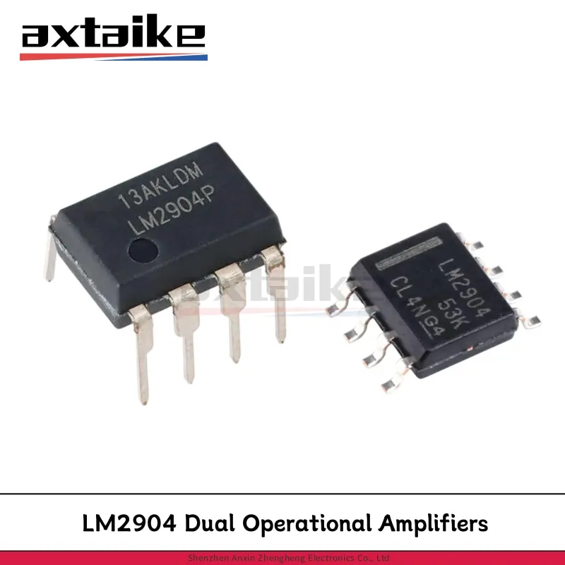 

10PCS LM2904 DIP-8 SOP-8 TSSOP-8 LM2904P LM2904DR LM2904DT LM2904PWR LM2904DR2G Industry-Standard Dual Operational Amplifiers IC