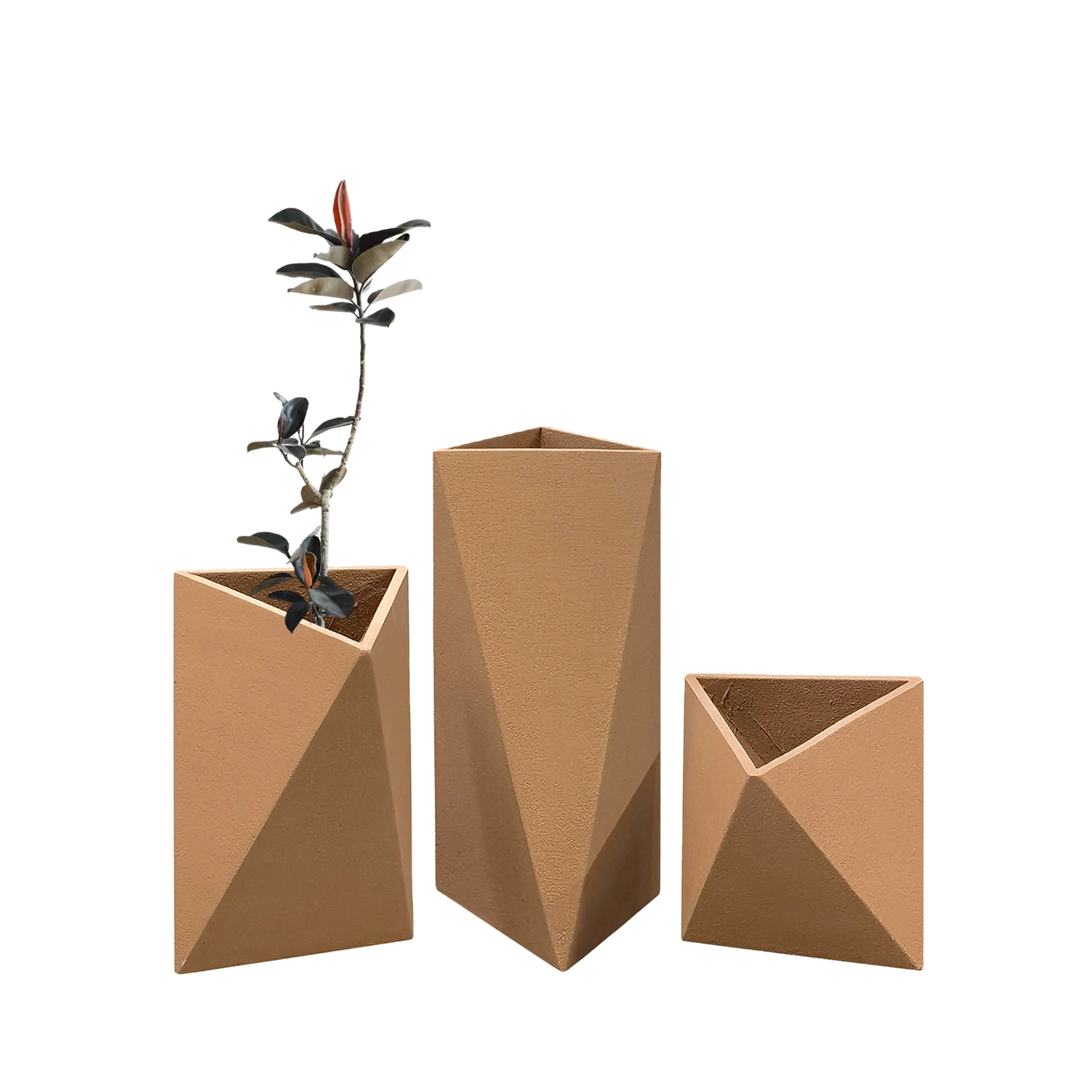 

Nordic style vase fiberglass flower pot Garden flower pot Art Nouveau design Home decoration flower pot