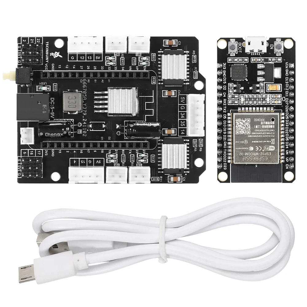 

Tscinbuny Automation Robot Car Component ESP32 Development Boards Kits without Chassis For Arduino Education & Maker Projects