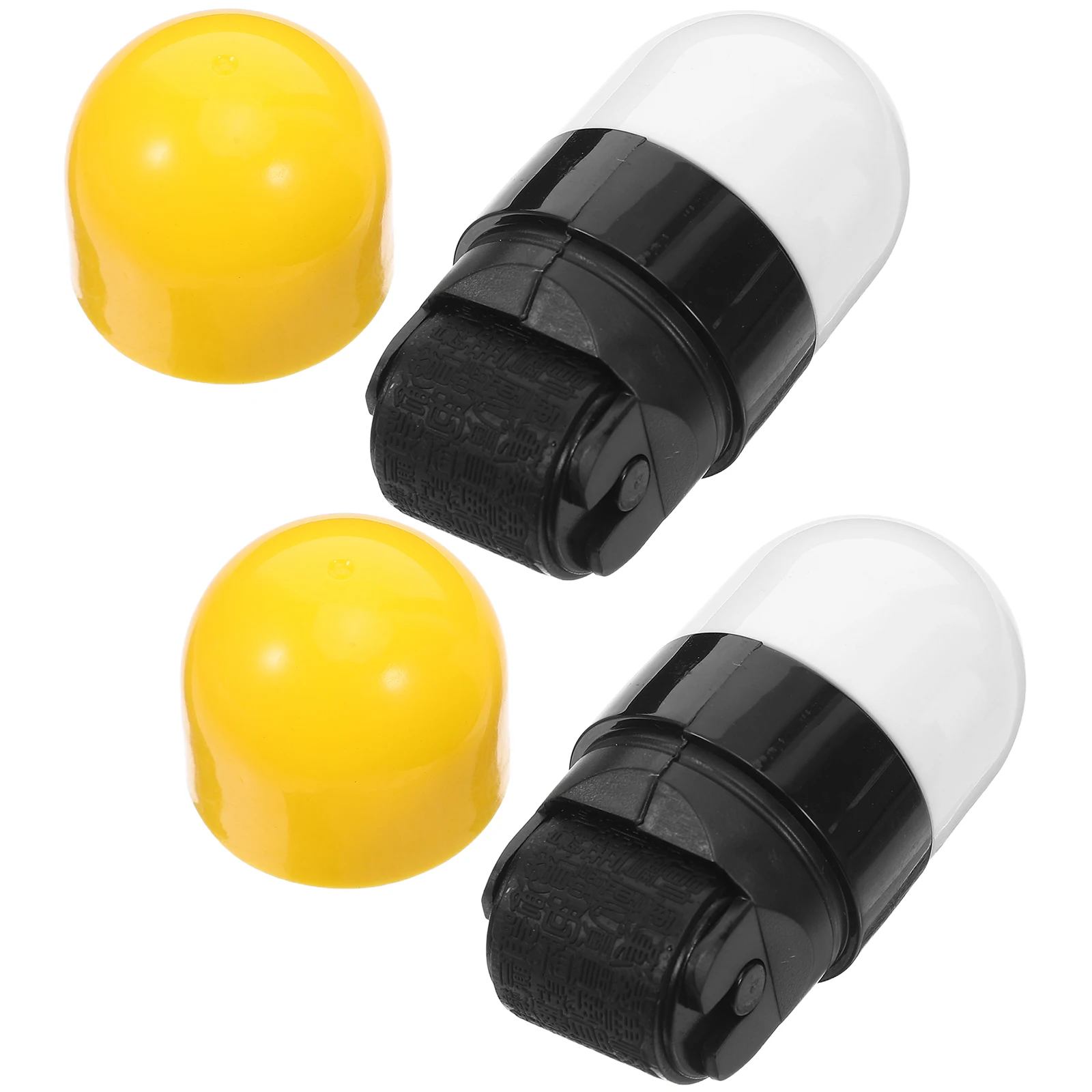 2pcs Dual Head Privacy Roller Stamp Wide Confidential Address Blocker For Security Data Protection Anti-Theft Id Guard