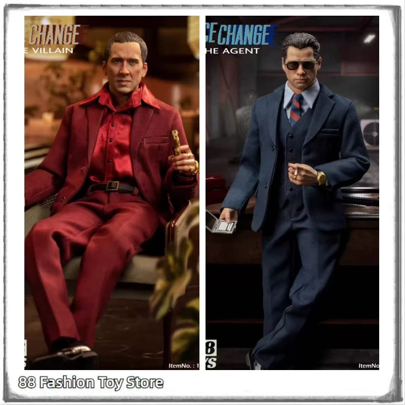 [In Stock] 108TOYS 1/6 Soldier 108004 FACE CHANGE THE VILLAIN 108005 FACE CHANGE THE AGENT Arthur Action Figure Model Toy