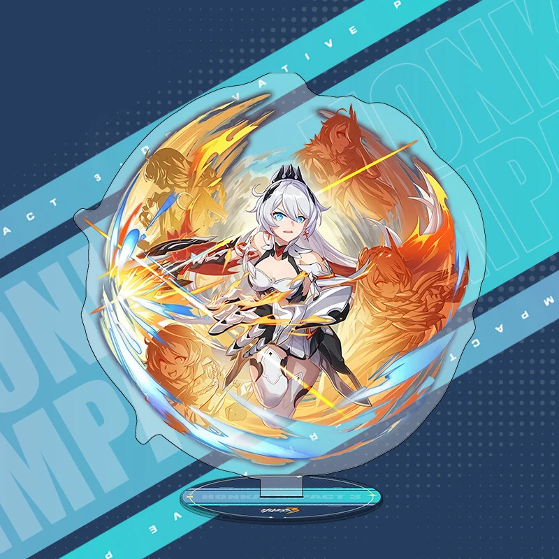 Honkai Impact 3 Elysia Bronya Zaychik Kiana Kaslana Animation Desktop Ornaments Anime New Fengdan Peripheral Games Ornaments