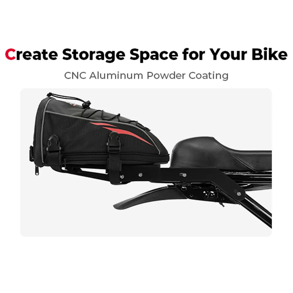 For Super73 R Series Rear Rack Aluminum Bike Cargo Rack Luggage  Basket Carrier Tail Storage Electric Bike Accessories Shelf