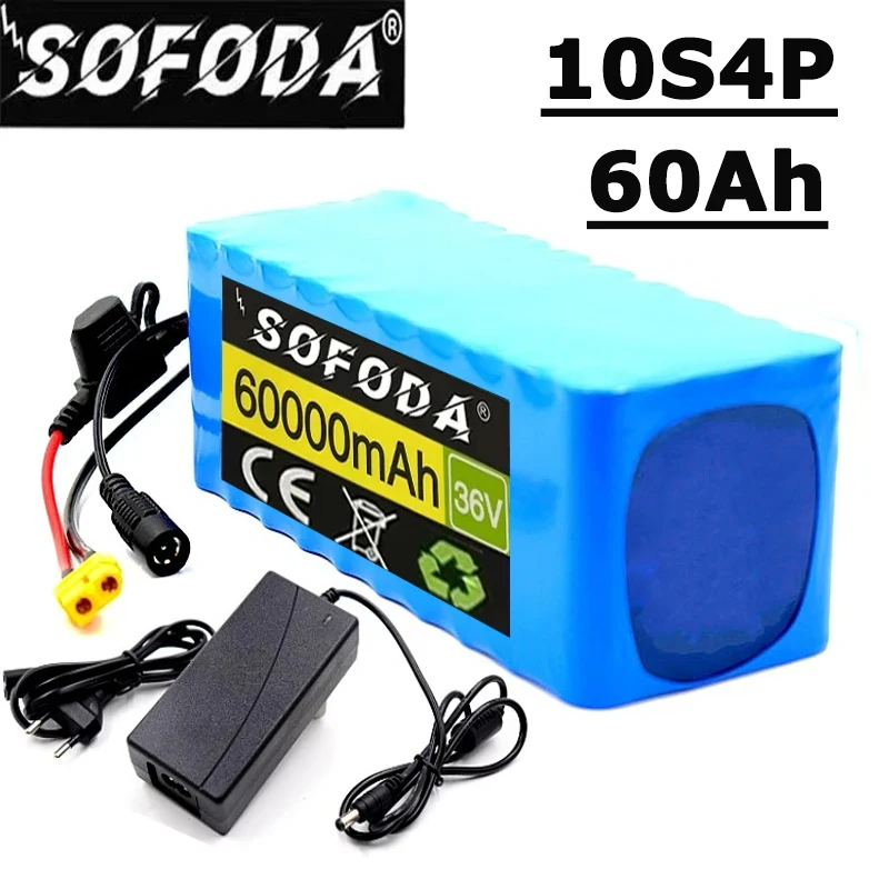 

10S4P 36V 60000mAh Electric Scooter Lithium Battery 18650 battery pack 36V 60Ah Electric Scooter Electric Scooter Battery 36v