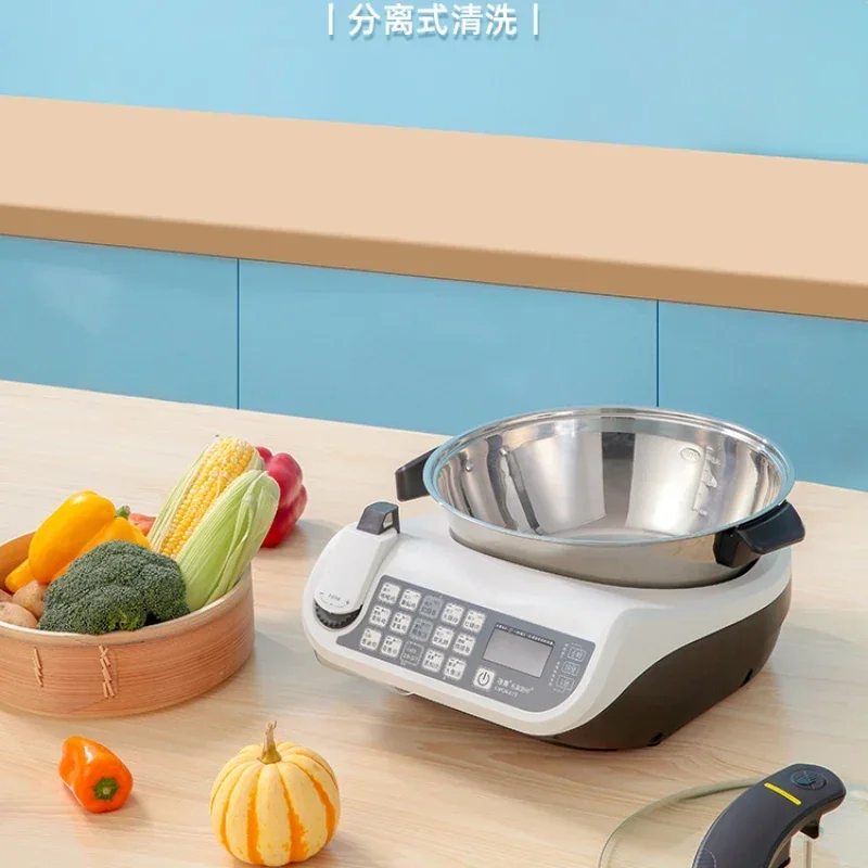 Intelligent Stir-fry Robot Large-capacity Household Multi-functional Cooking Machine Smoke-free Automatic Cooking Pot