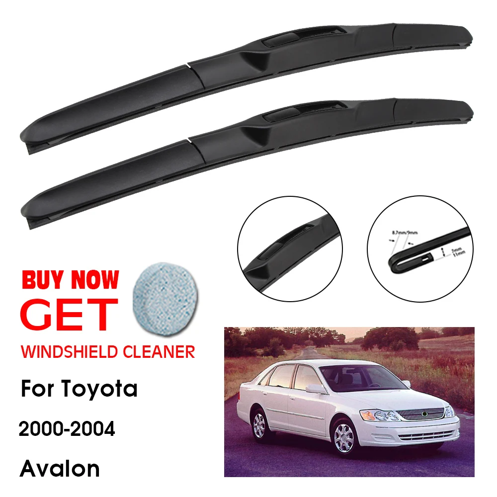 

Car Wiper Blade For TOYOTA Avalon 24"+16" 2000-2004 Front Window Washer Windscreen Windshield Wipers Blades Accessories